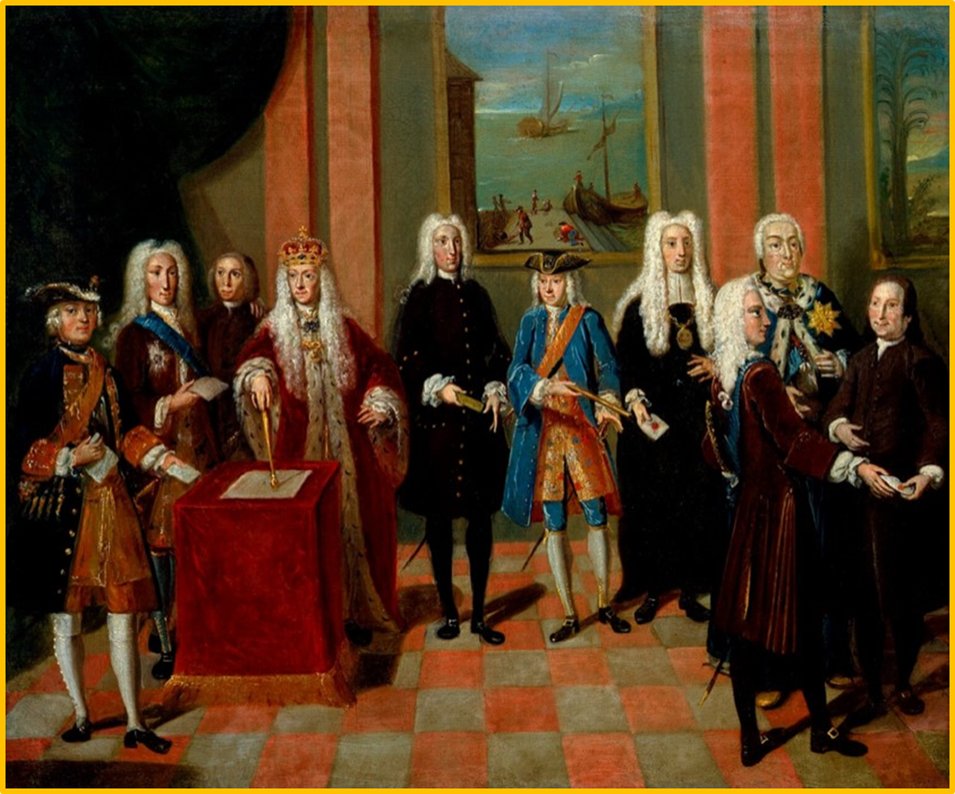 Count Zinzendorf meets King George II image