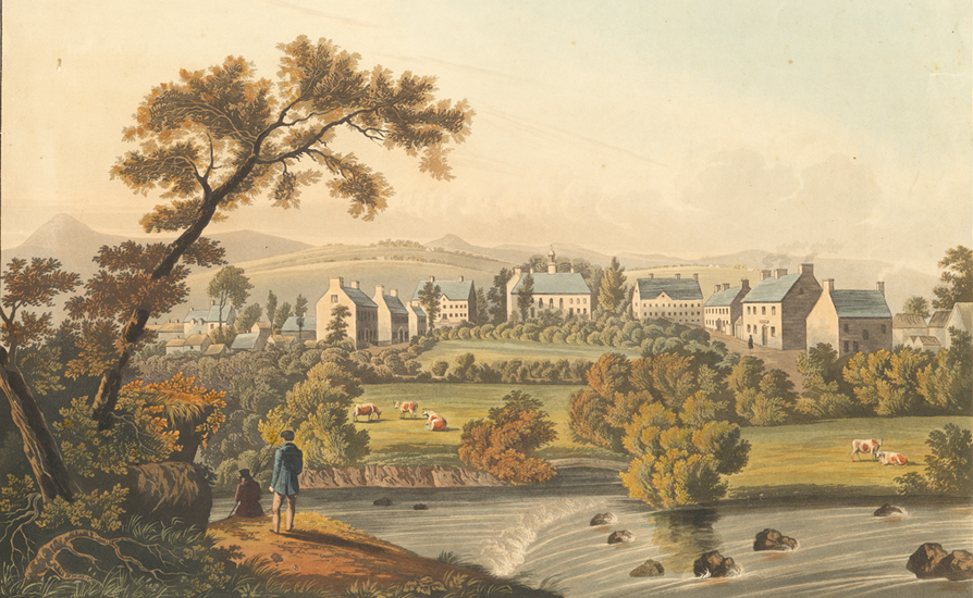 Gracehill Village 1829 image