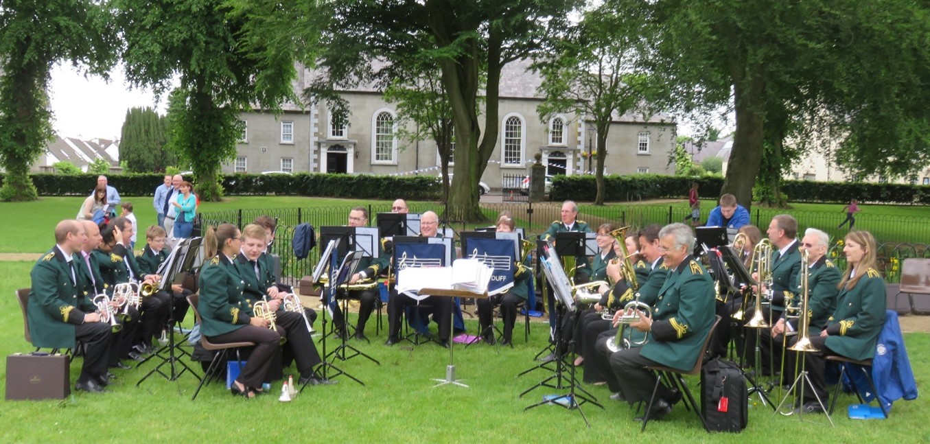 Silver Band concert following the restoration of the Square.